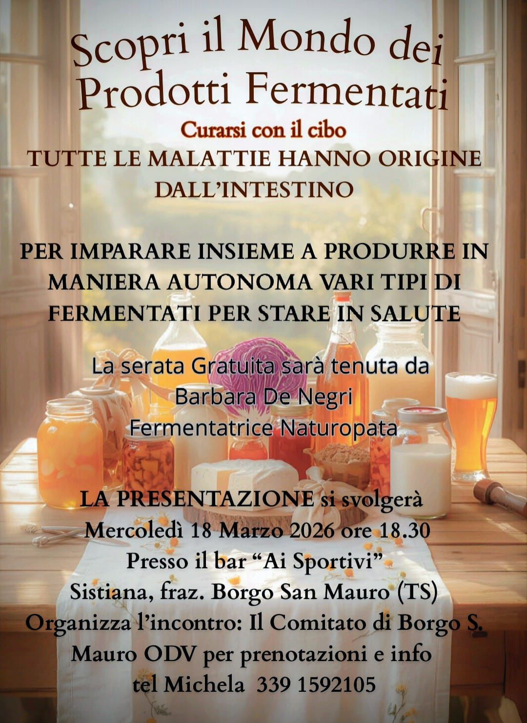 scopri il mondo dei prodotti fermentati